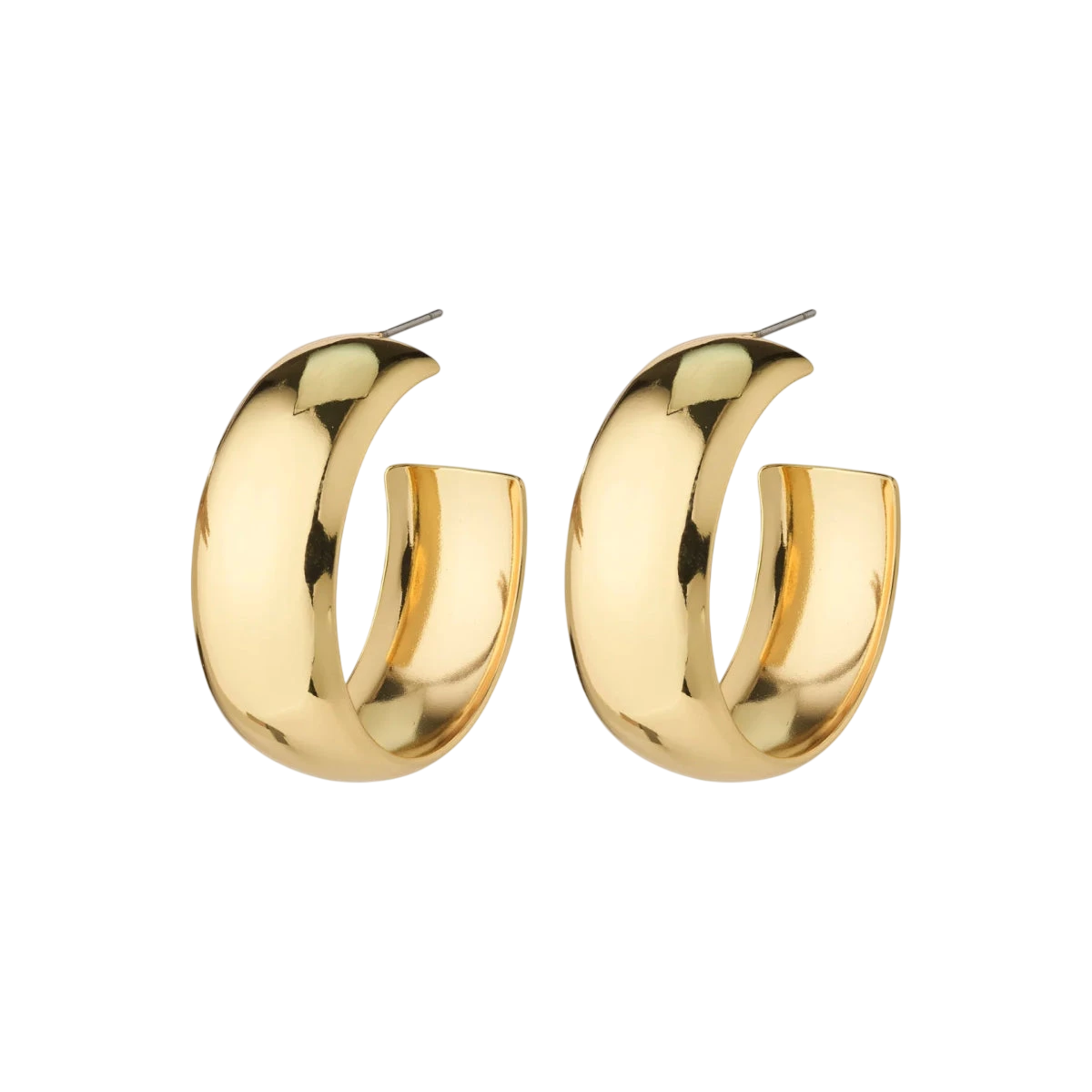 PILGRIM W NAIA RECYCLED MEGA CHUNKY HOOPS - Boutique Homies