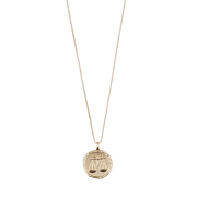 PILGRIM W NECKLACE LIBRA GOLD PLATED CRY - Boutique Homies