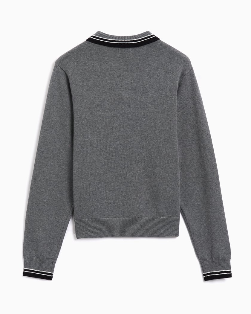 OBEY W GOALIE POLO SWEATER