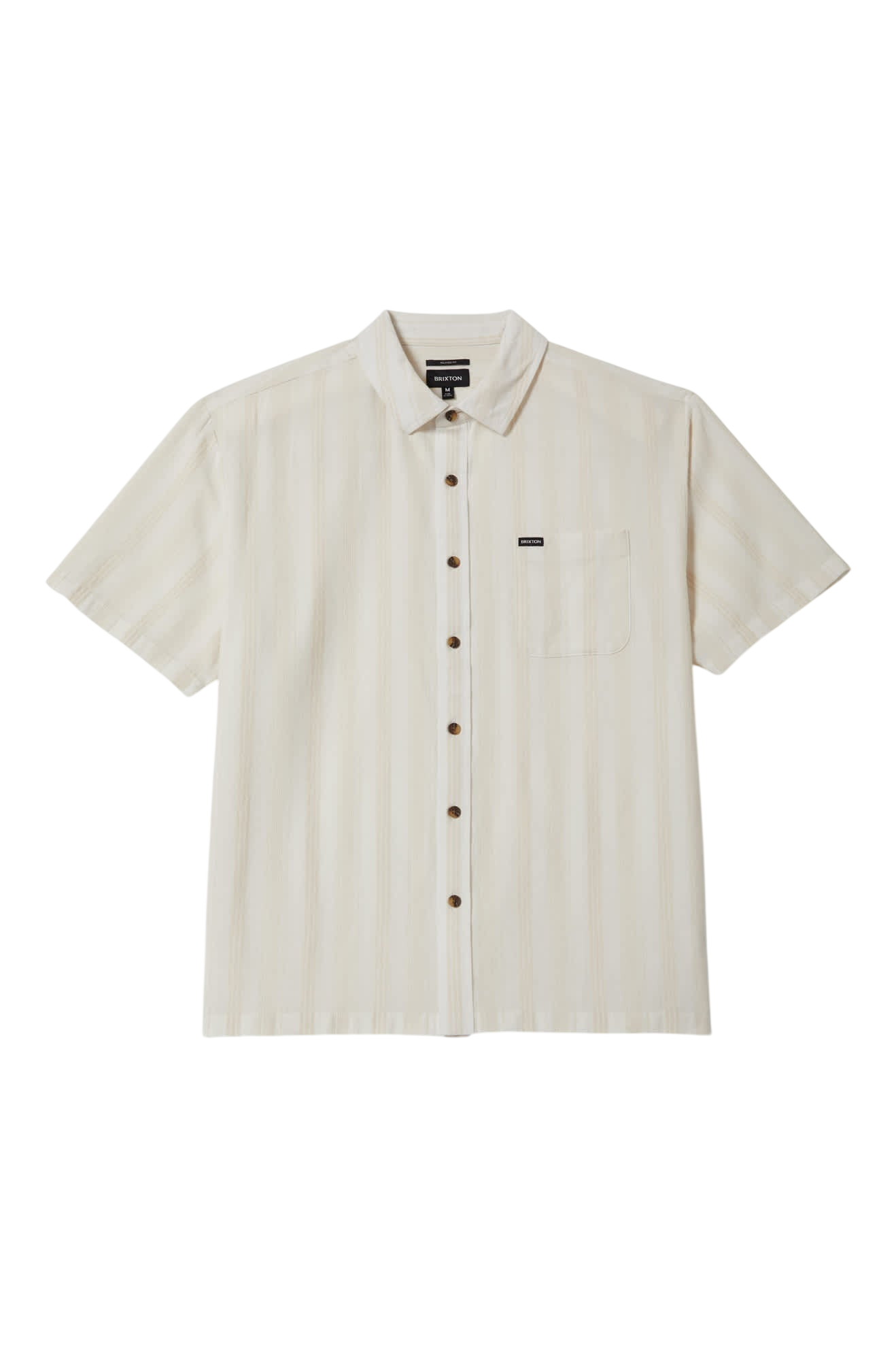 BRIXTON CRU STRIPED DOBBY SS WOVEN