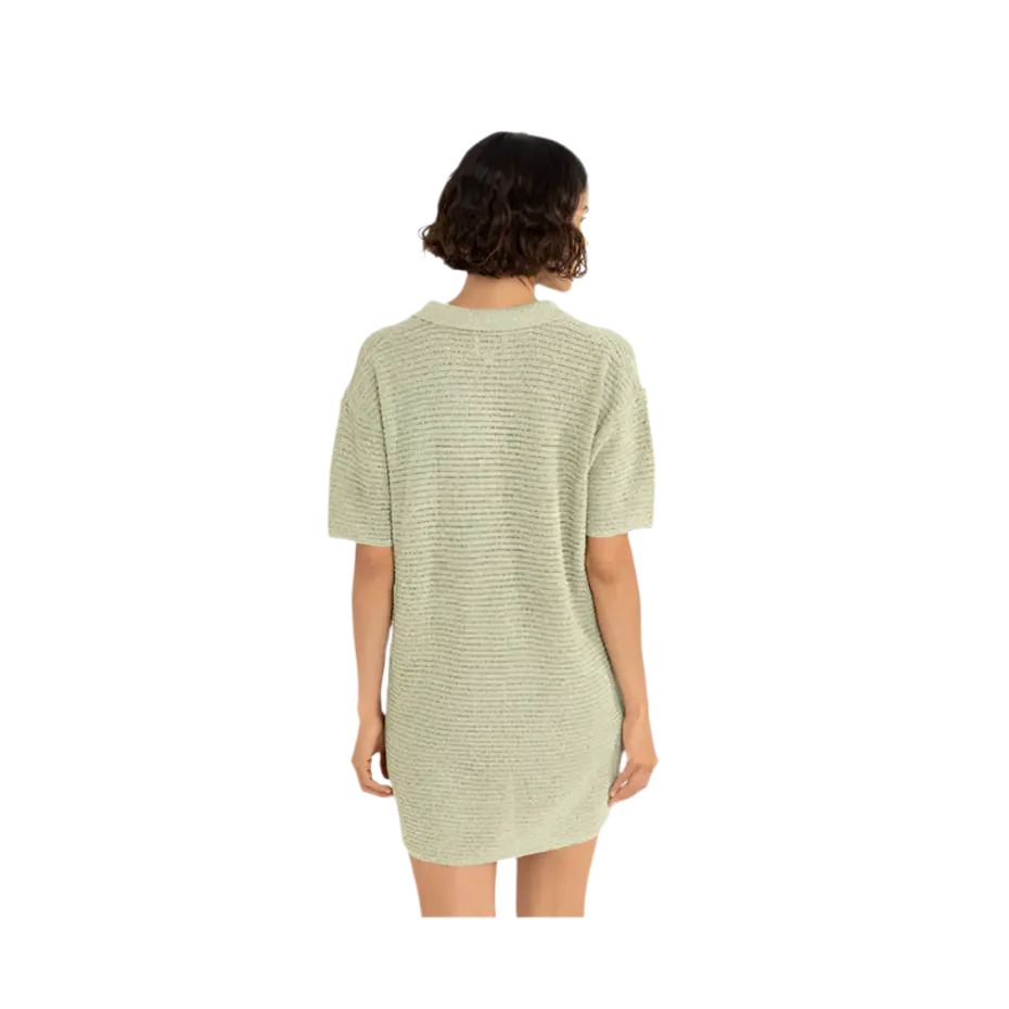 RHYTHM W ABBY KNIT SHIRT DRESS 