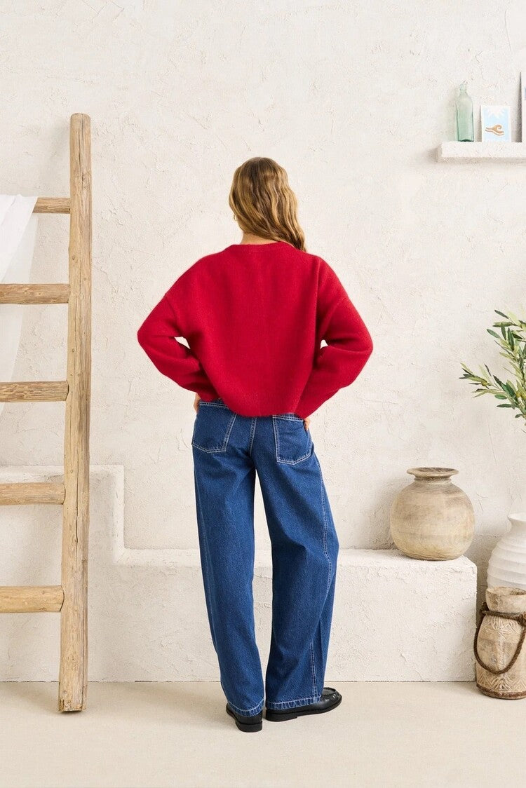 RHYTHM ESTELLE FLUFFY CARDIGAN