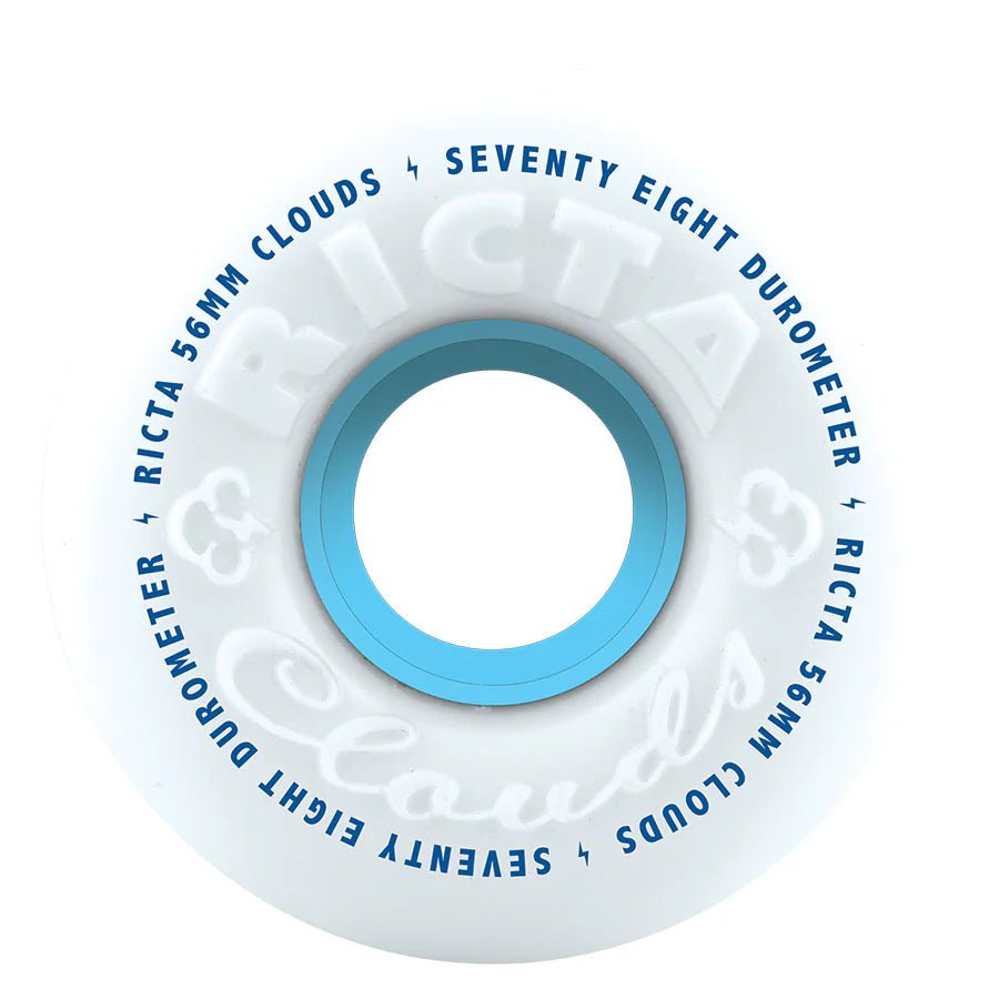 RICTA WHEELS CLOUDS WHITE 78A 56MM - Boutique Homies