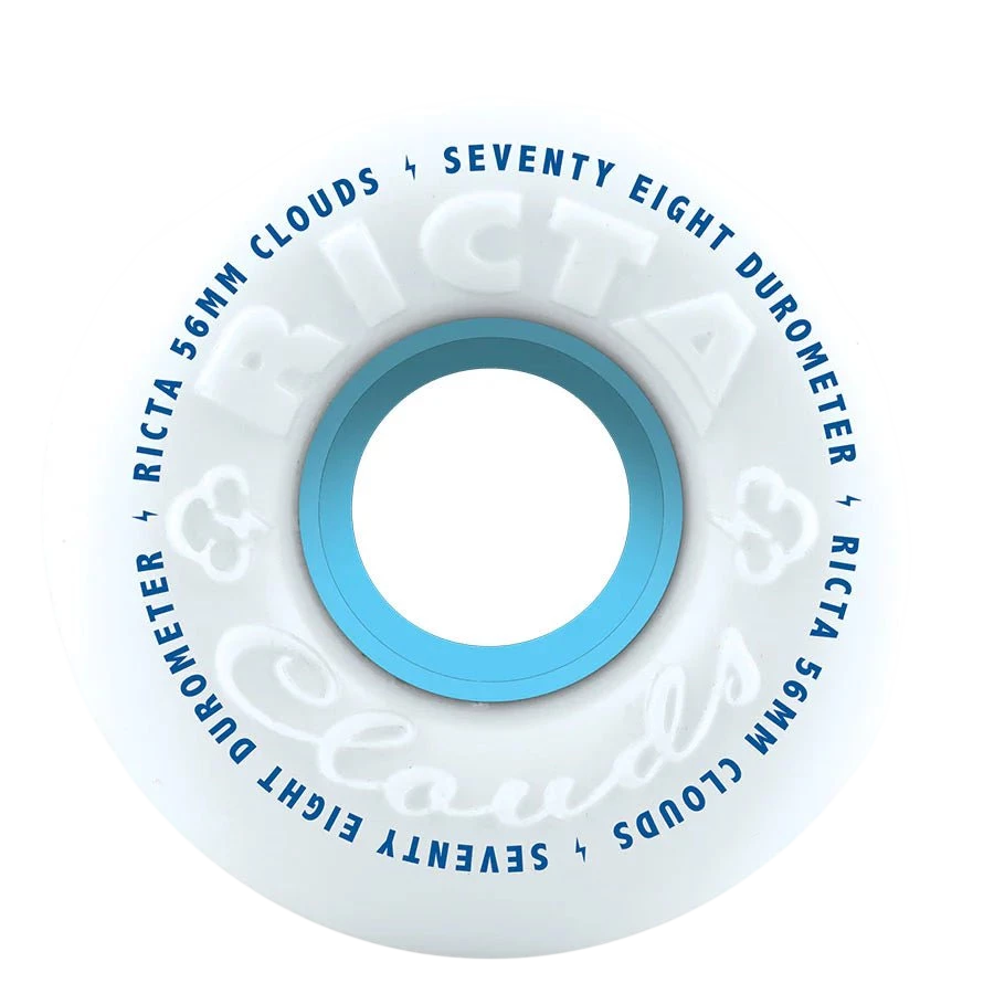 RICTA WHEELS CLOUDS WHITE 78A 56MM - Boutique Homies