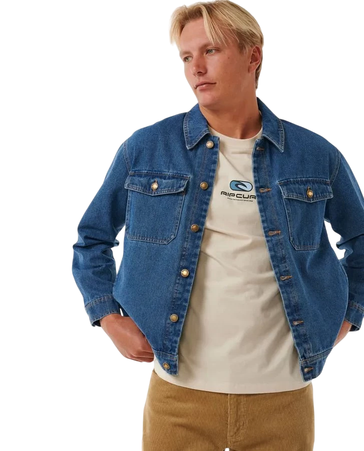 RIP CURL M CLASSIC SURF DENIM TRUCKER JACKET - Boutique Homies