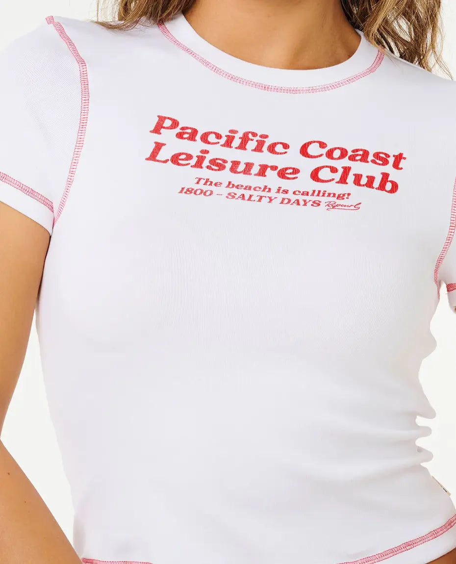 RIP CURL W PACIFIC COAST FITTED TEE