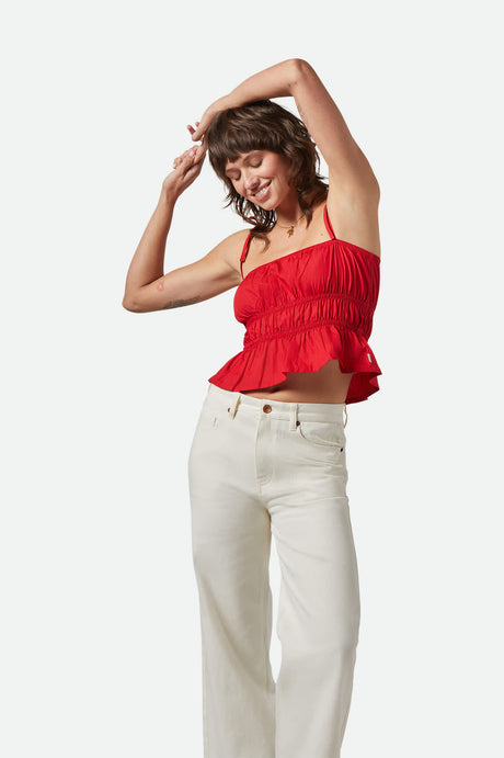 BRIXTON W EDEN SMOCKED TOP 