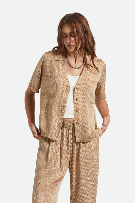 BRIXTON W HUDSON LOUNGE S/S WOVEN 