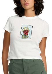 RVCA W SPANKY LOTERIA 411 TEE