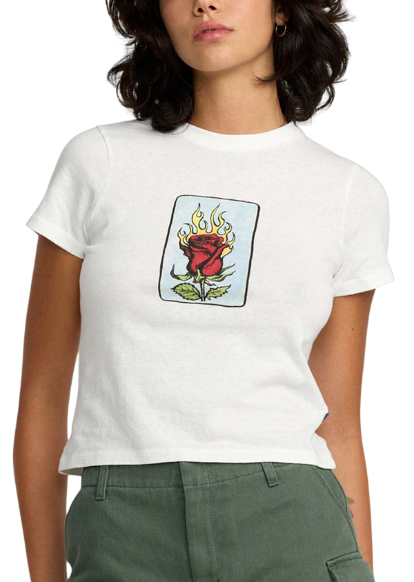 RVCA W SPANKY LOTERIA 411 TEE