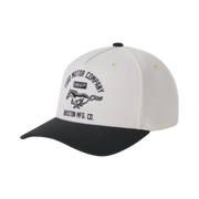 BRIXTON X FORD MUSTANG SNAPBACK - Wimbledone White/Burnt Rubber