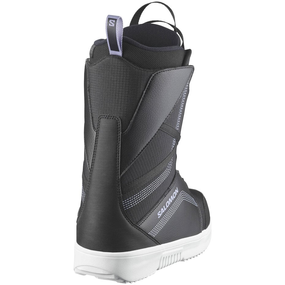 SALOMON W SCARLET BOA BOOTS - Boutique Homies