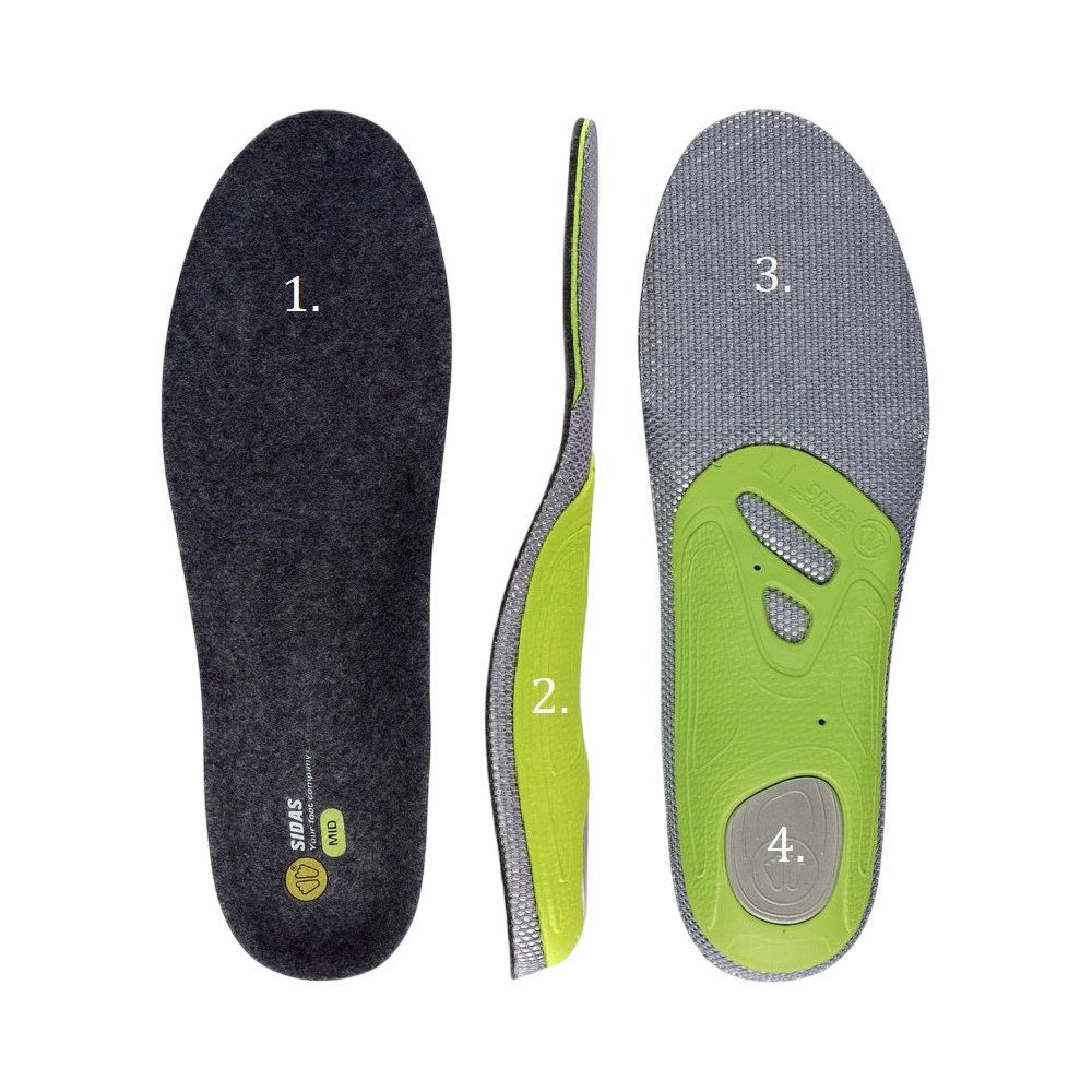 SIDAS 3FEET MERINO MID INSOLES - Boutique Homies