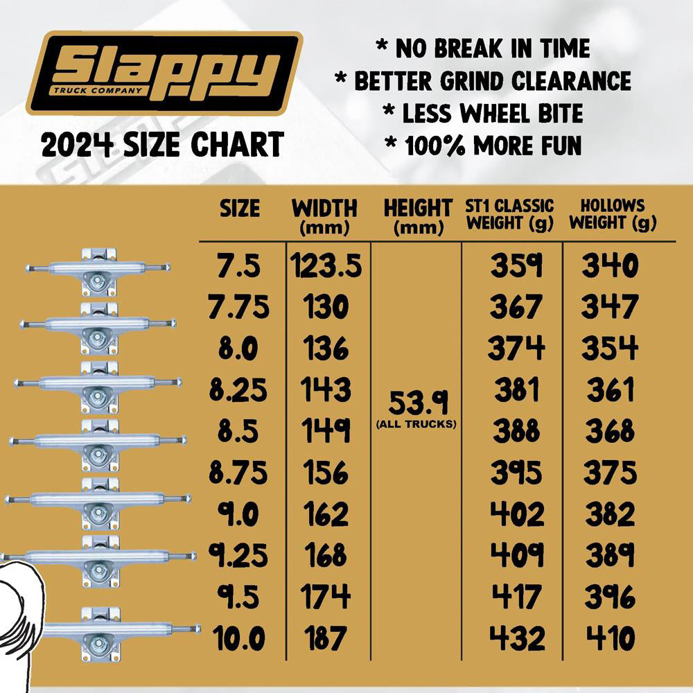 SLAPPY ST1 CURB KILLER TRUCKS 