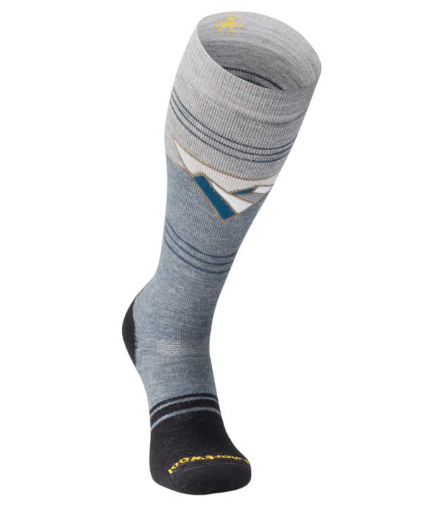 SMARTWOOL M SNOWBOARD FULL CUSHION MTN GEO PATT OTC SOCKS - Boutique Homies