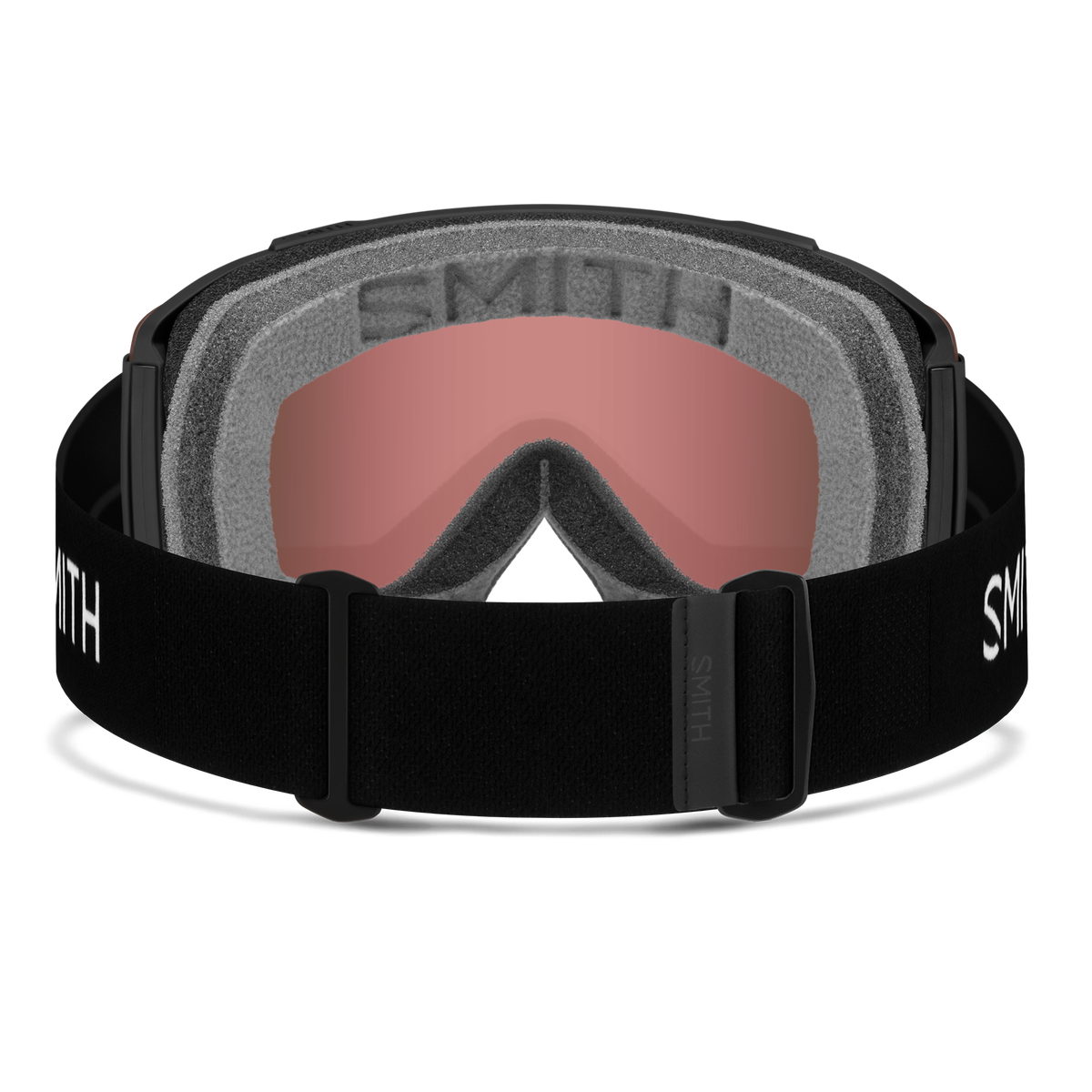 Masque SMITH Squad noir lentille ChromaPop Everyday Red Mirror, vue arrière