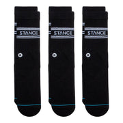STANCE ORIGIN 3PK CREW SOCKS 