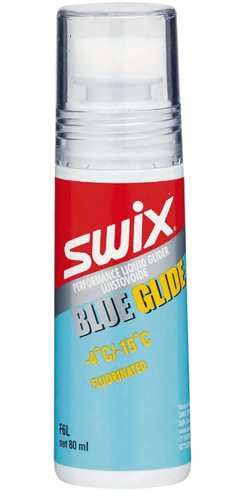 SWIX F6 L BLUE LIQUID GLIDE WAX -4°C TO -15°C, 80ML - Boutique Homies