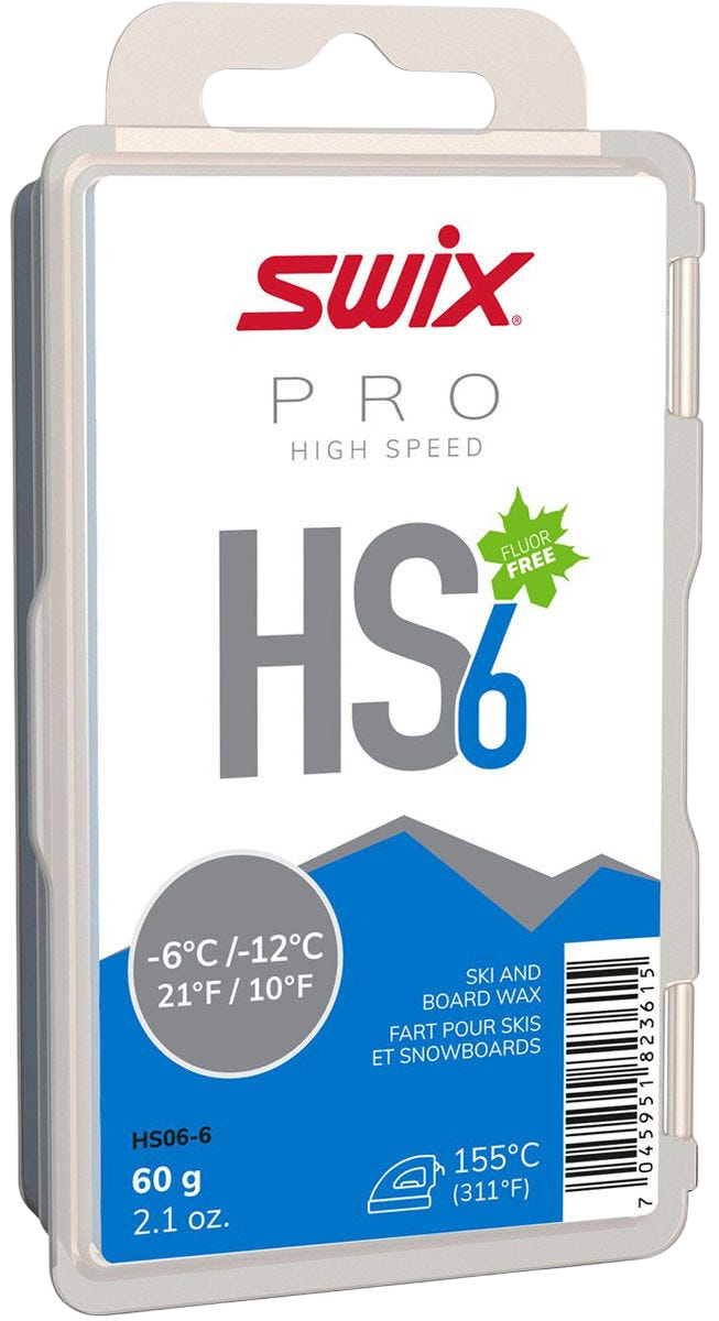 SWIX HS6 BLUE, -6°C/-12°C, 60G - Boutique Homies