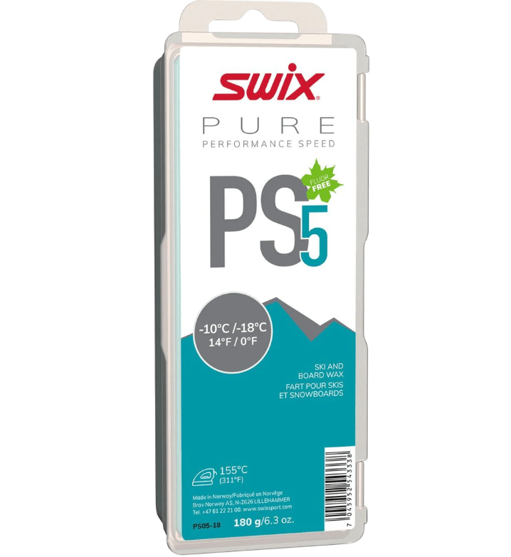 SWIX PS5 TURQUOISE GLIDE WAX, 180G - Boutique Homies