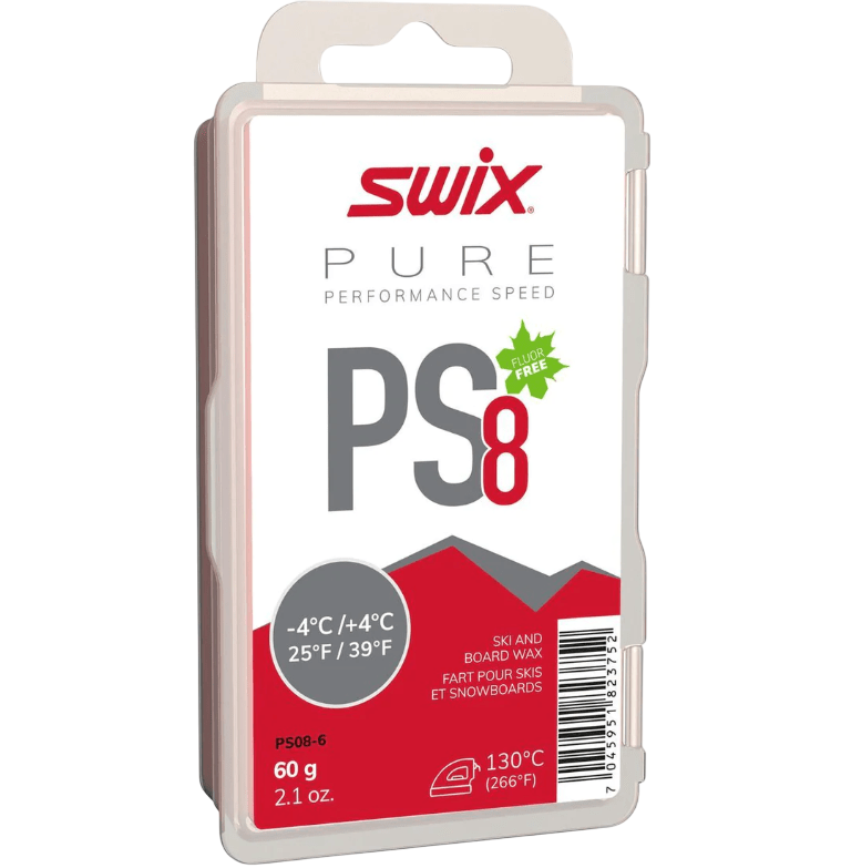 SWIX PS8 RED GLIDE WAX, 60G - Boutique Homies