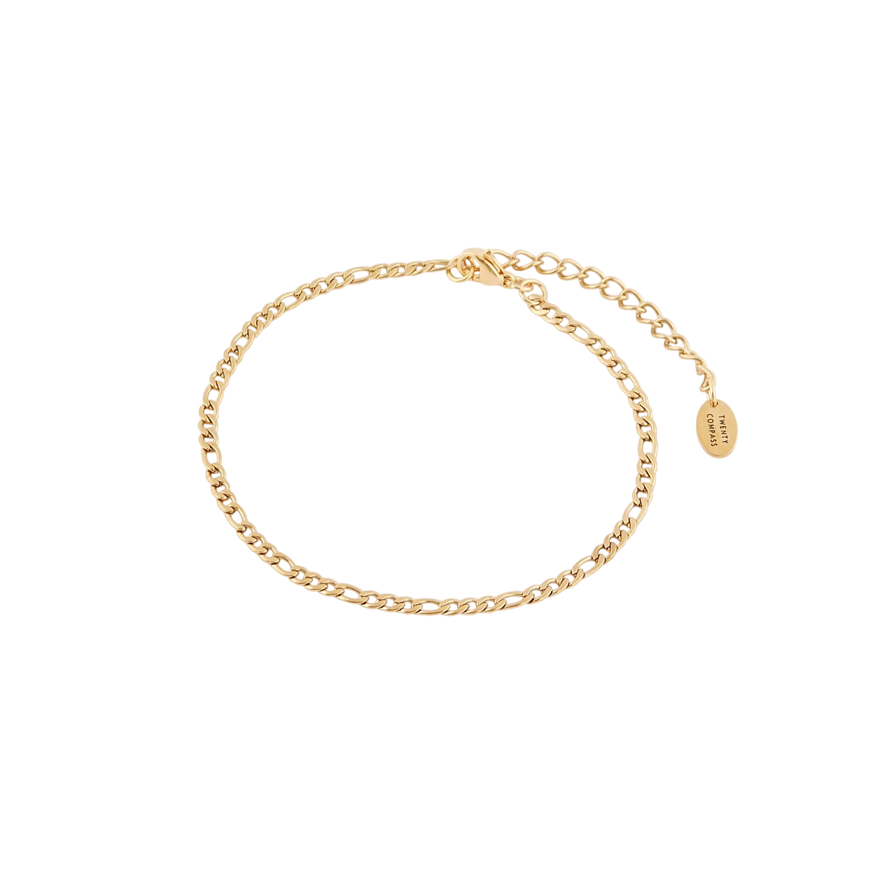 TWENTY COMPASS W RIVIERA ANKLET 