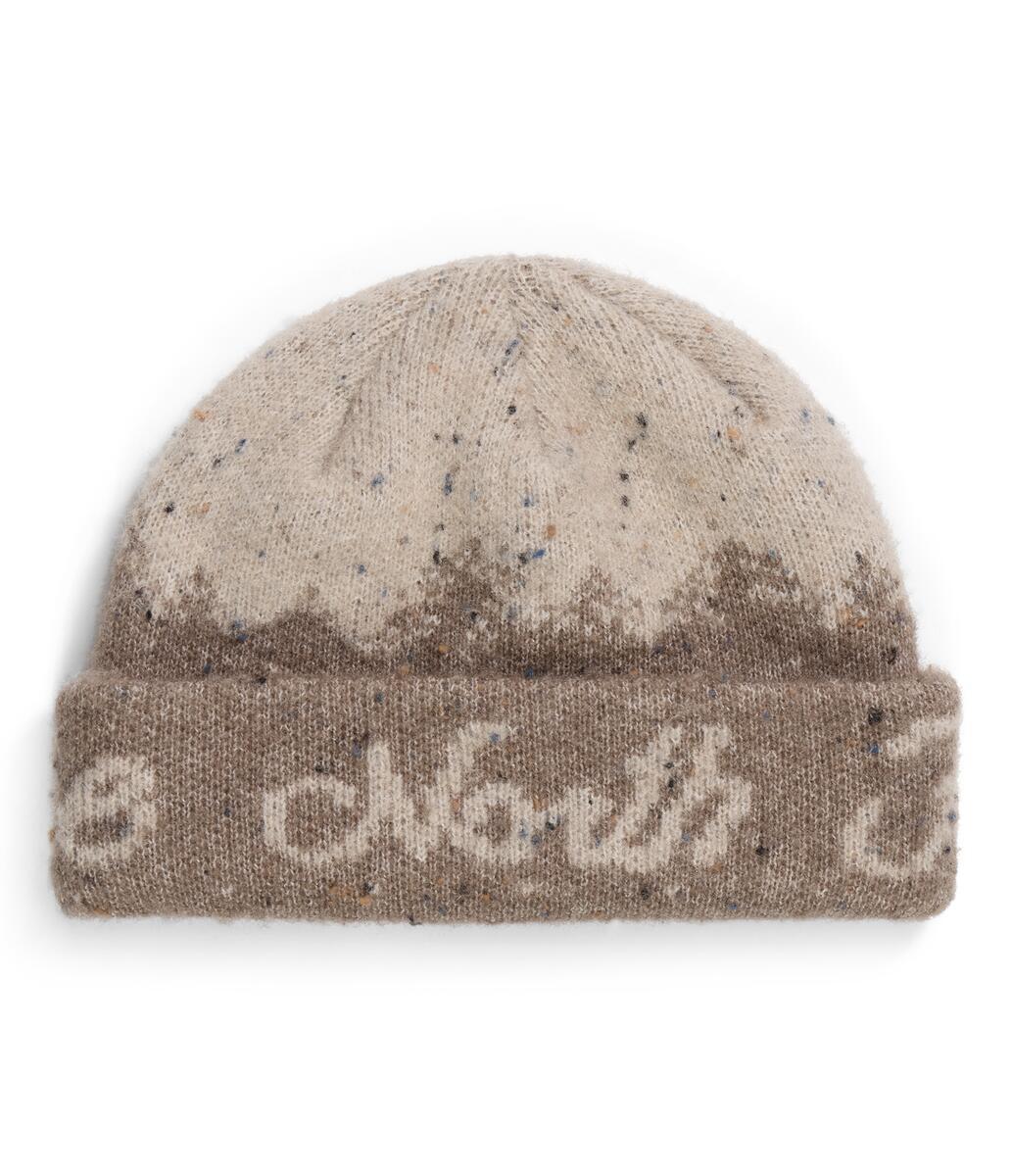 The North Face Cabin Mountainscape Garnet et Timeless Taupe, vue catalogue de face
