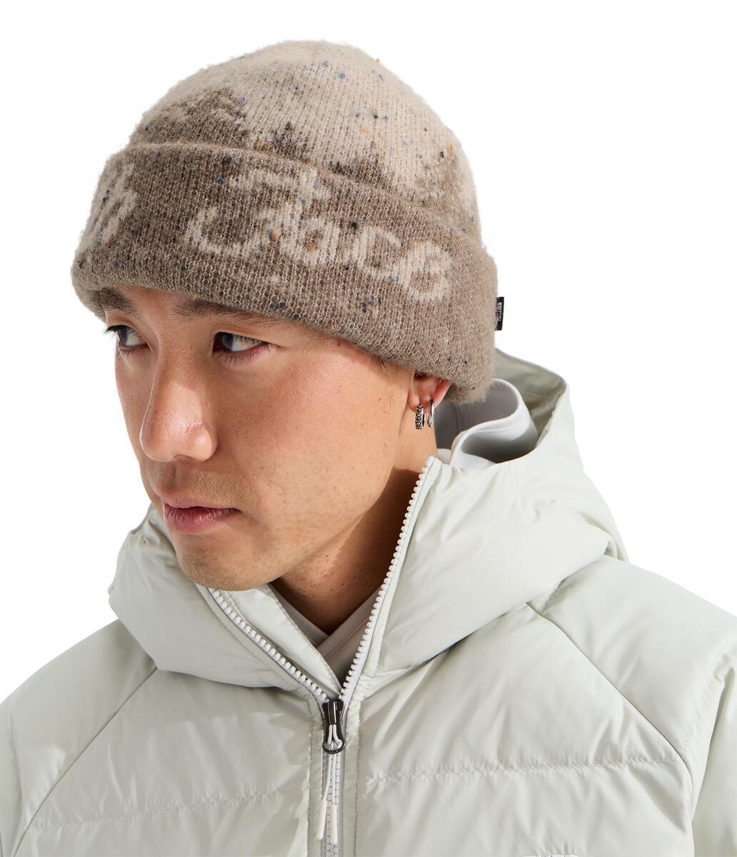 The North Face Cabin Mountainscape Garnet et Timeless Taupe, photo portée de trois quarts