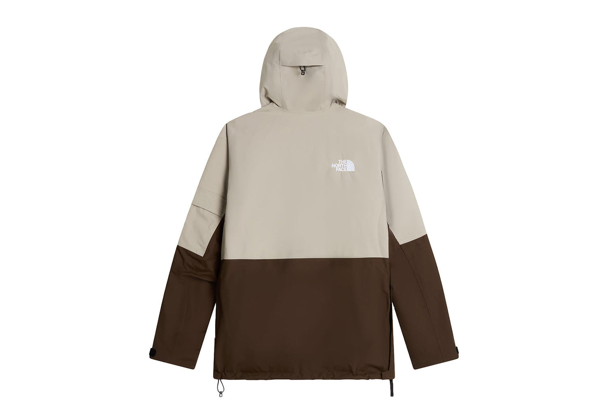 The North Face Evryday Anorak Stone Slab et Dark Chestnut, vue catalogue de dos