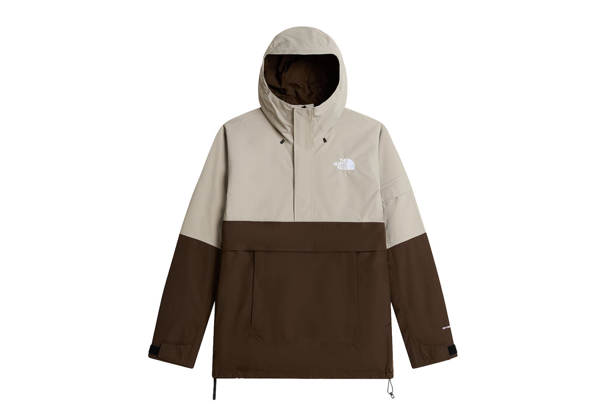 The North Face Evryday Anorak Stone Slab et Dark Chestnut, vue catalogue de face
