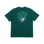 THE NORTH FACE RETRO TRAIL RELAXED SS TEE - Pacific Teal - vue principale