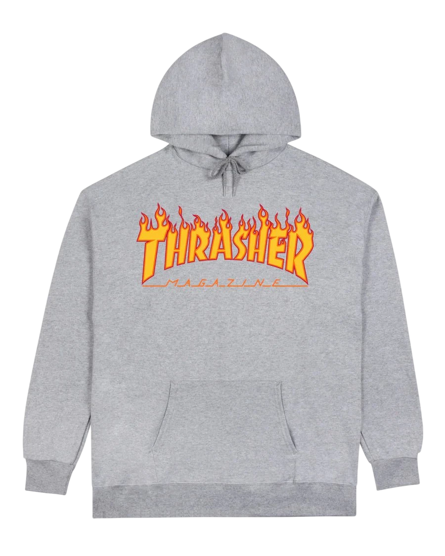 THRASHER M FLAME LOGO HOODIE - Boutique Homies