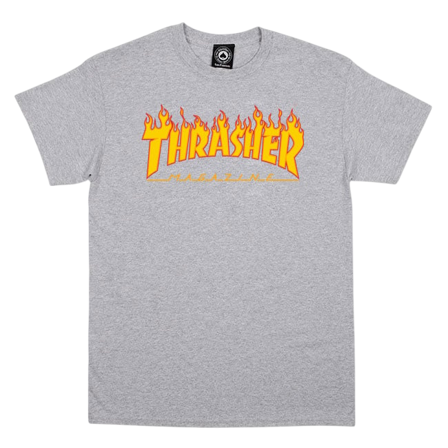 THRASHER M FLAME LOGO T - SHIRT - Boutique Homies