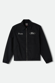 BRIXTON X FORD BUILT TOUGH HARRINGTON JACKET - Burnt Rubber