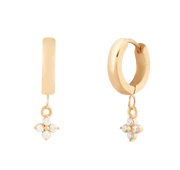 TWENTY COMPASS W MERVEILLES HOOPS - Boutique Homies