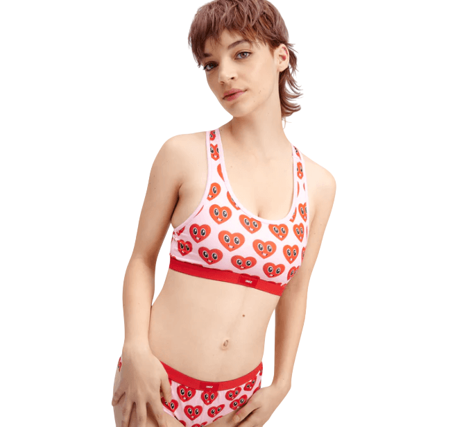 UNDZ W HAPPY HEARTS BRA - Boutique Homies