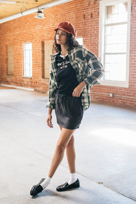 BRIXTON W BOWERY VINTAGE L/S OVERSHIRT 