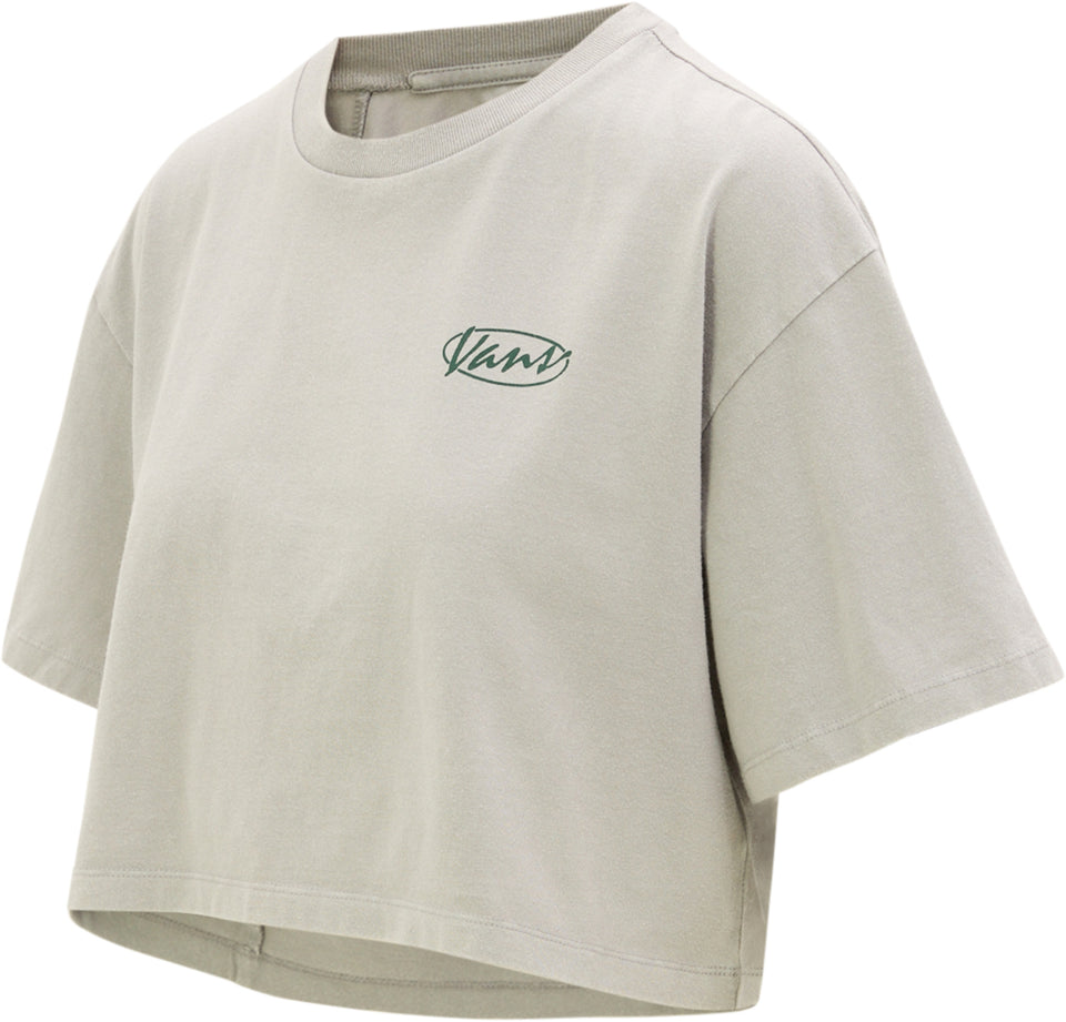 VANS W ERA SCRIPT RELAXED CROP SS