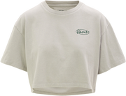 VANS W ERA SCRIPT RELAXED CROP SS