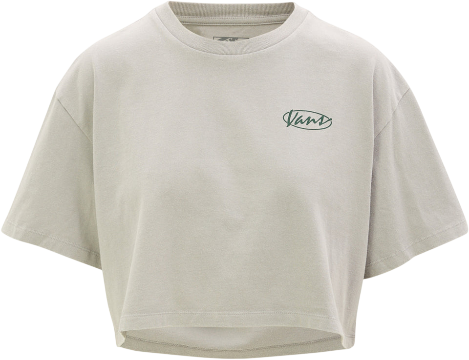 VANS W ERA SCRIPT RELAXED CROP SS