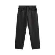 Vans Check-5 Loose Black Rinse, vue de face à plat.
