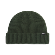 Vans Core Basic Cuff Oil Green, vue de face avec revers.