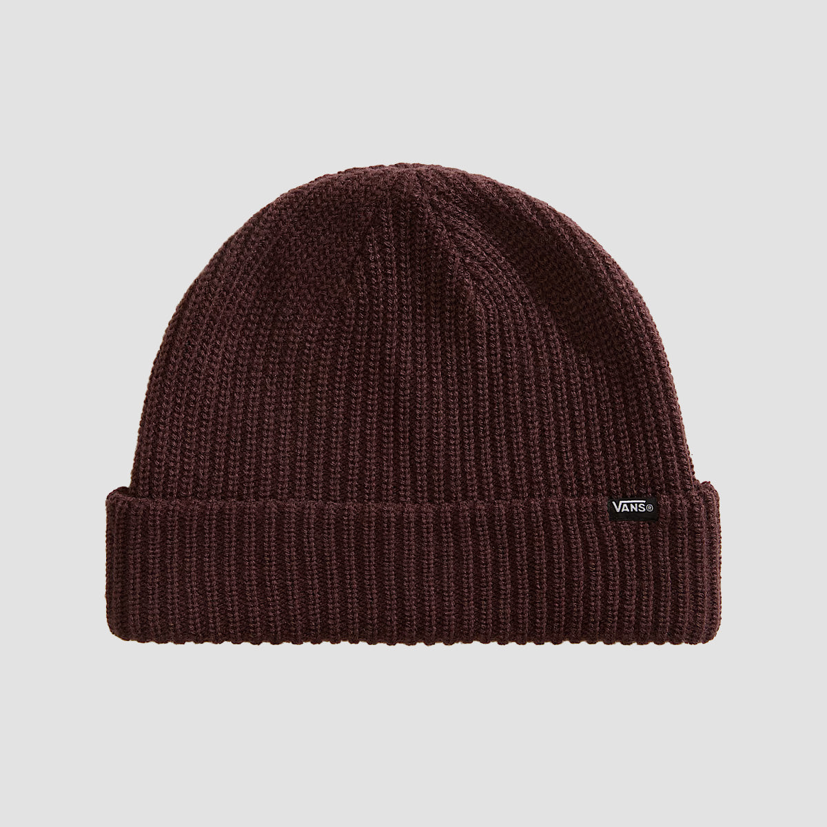 Vans Core Basic Cuff Port Brown, vue de face avec revers.