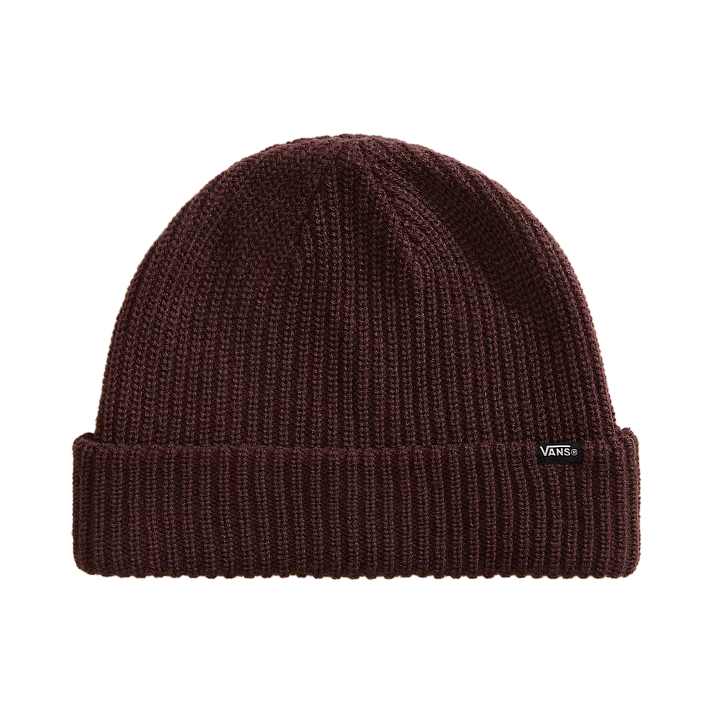 Vans Core Basic Cuff Port Brown, vue de face avec revers.