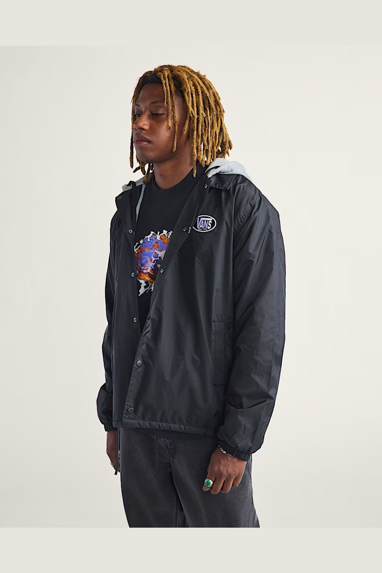 VANS TORREY HOODED COACHES JACKET