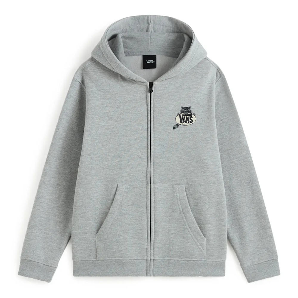 VANS Y DUMPSTER RACCOON FULL ZIP Cement Heather - Vue 2