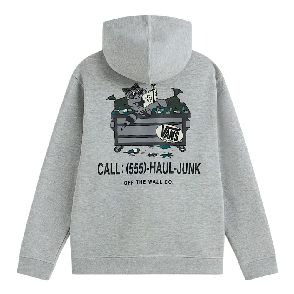 VANS Y DUMPSTER RACCOON FULL ZIP Cement Heather