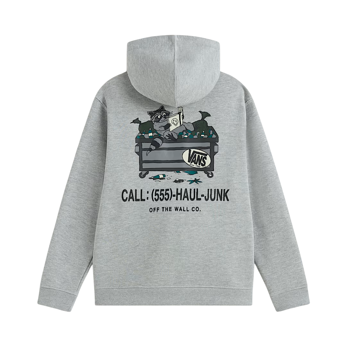 VANS Y DUMPSTER RACCOON FULL ZIP Cement Heather