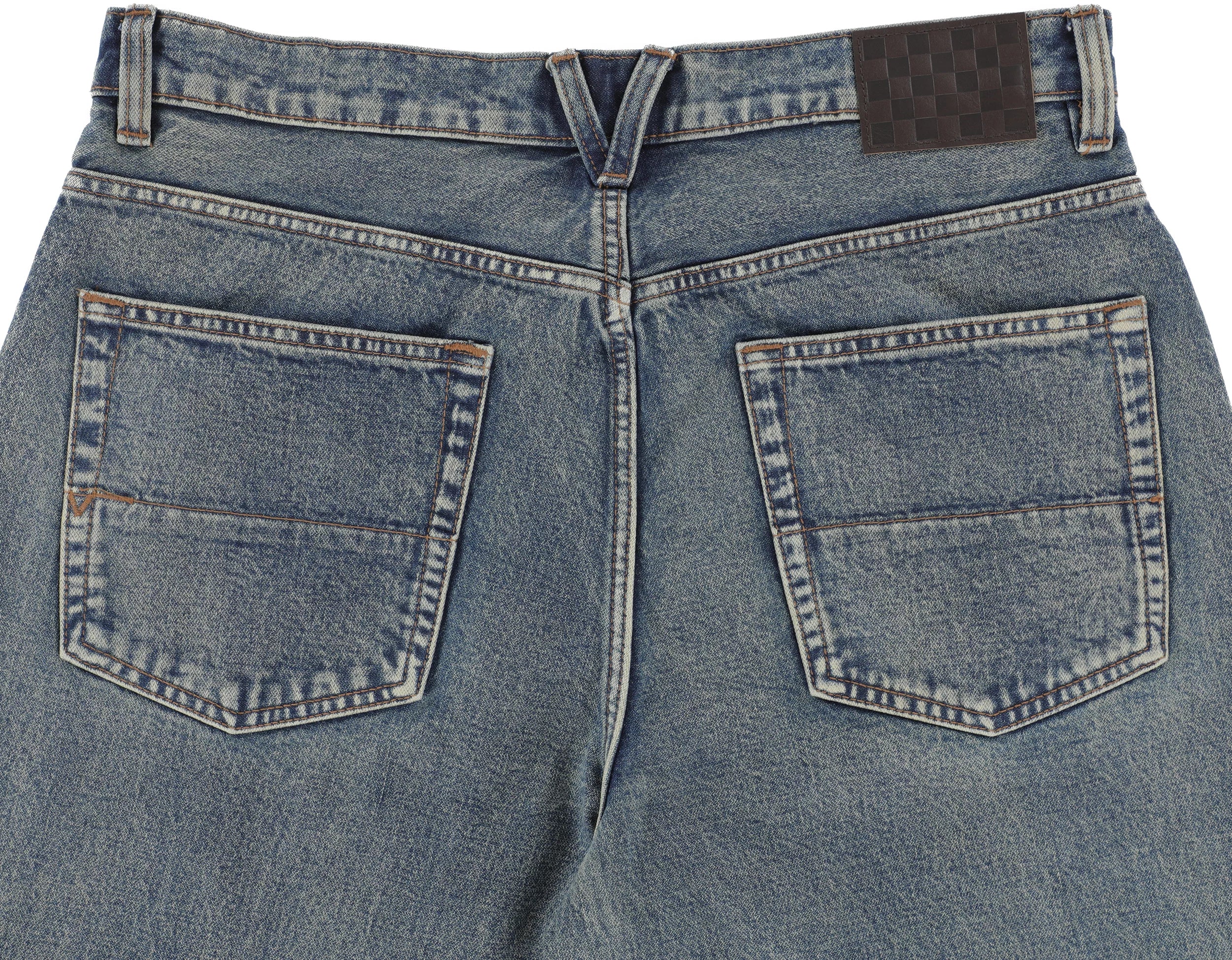 VANS LX CHECK-5 LOOSE DENIM PANTS