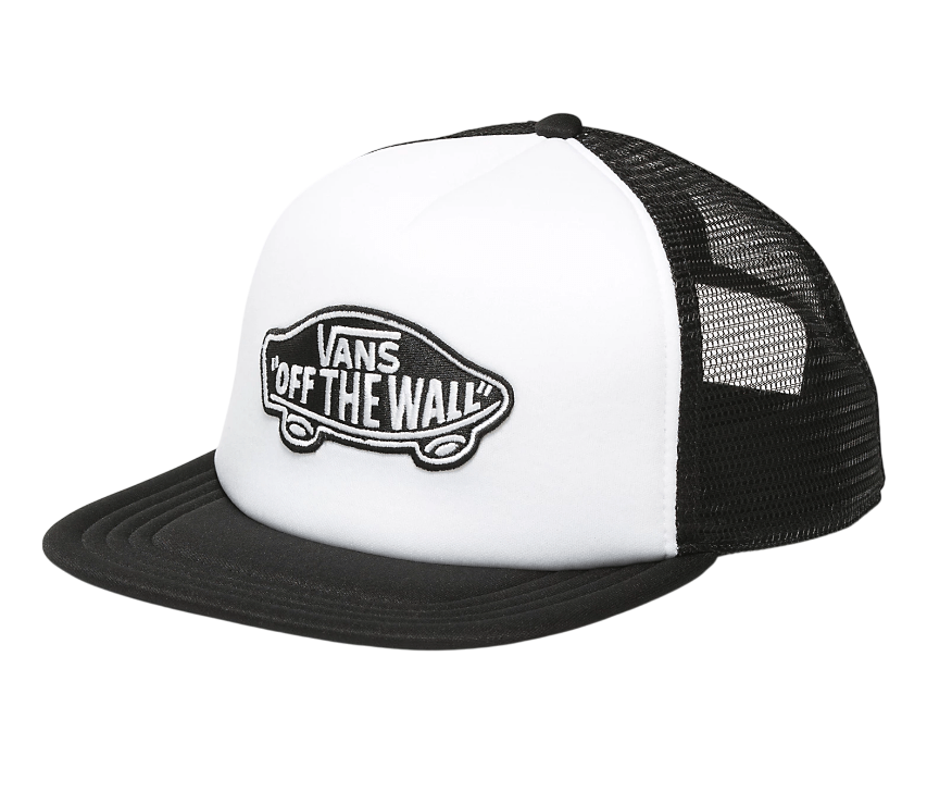 VANS Y CLASSIC PATCH CURVED BILL TRUCKER HAT - Boutique Homies